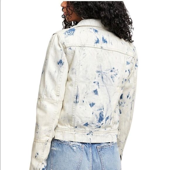 Free People Rumors Denim Jacket Size XS - Picture 3 of 10